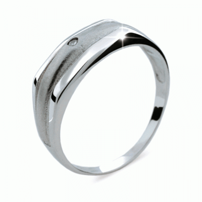 Prsten zlatý s diamantem HRDF1185