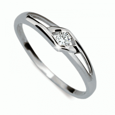 Prsten zlatý s diamantem HRDF1633
