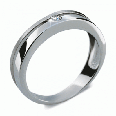 Prsten zlatý HRDFs diamantem 1710
