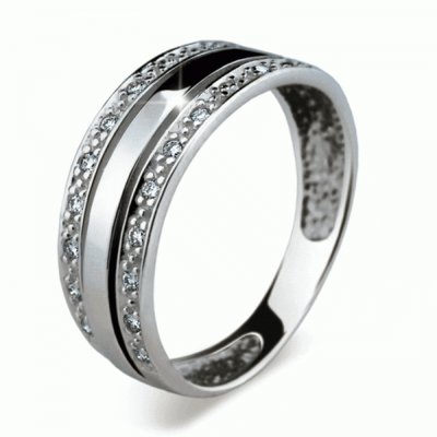 Prsten zlatý s diamantem HRDF1773