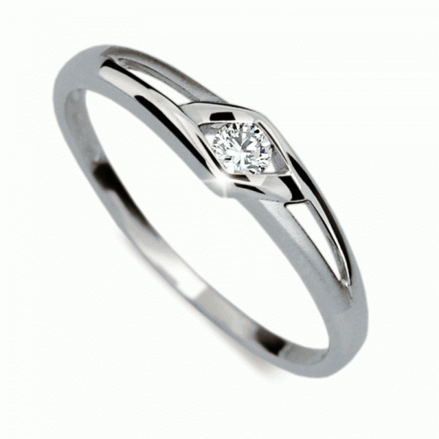 Prsten zlatý s diamantem HRDF1633