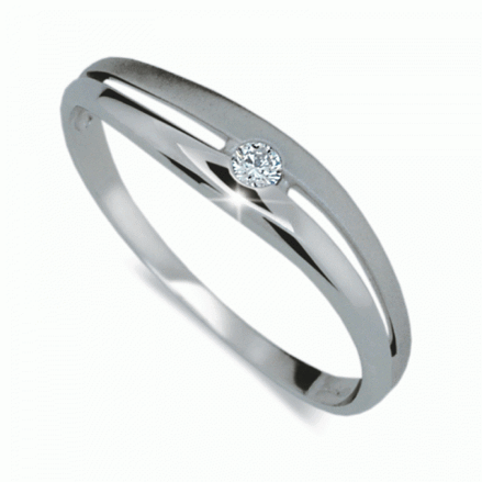 Prsten zlatý s diamantem HRDF1661