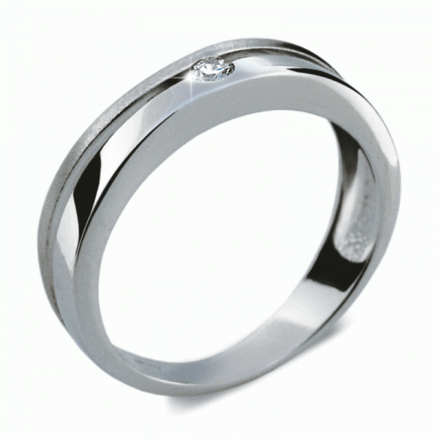 Prsten zlatý HRDFs diamantem 1710