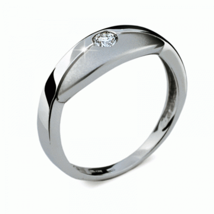 Prsten zlatý s diamantem HRDF1720
