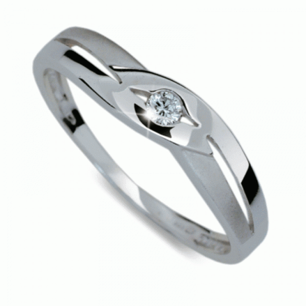 Prsten zlatý s diamantem HRDF1776