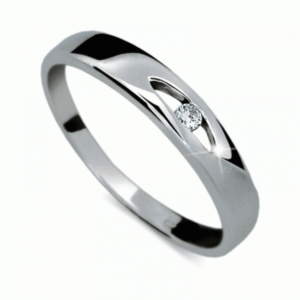 Prsten zlatý s diamantem HRDF1281