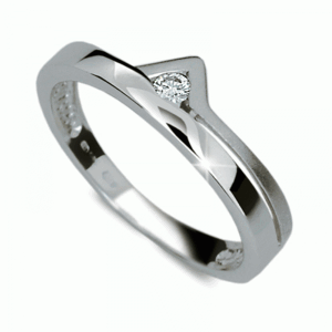 Prsten zlatý s diamantem HRDF1565
