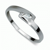 Prsten zlatý s diamantem HRDF1284