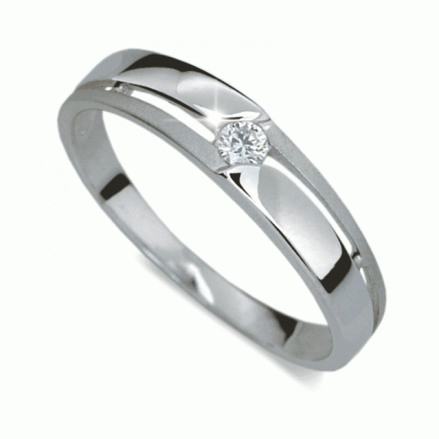 Prsten zlatý s diamantem HRDF1660
