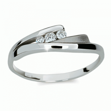 Prsten zlatý s diamantem HRDF1750