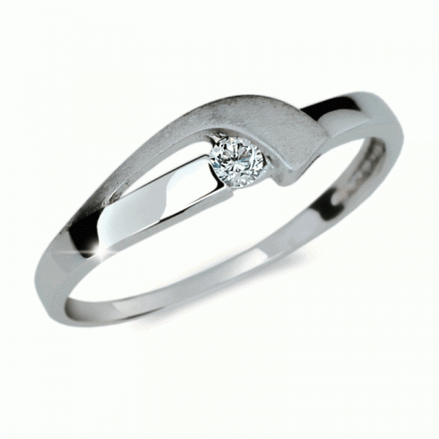 Prsten zlatý s diamantem HRDF1779