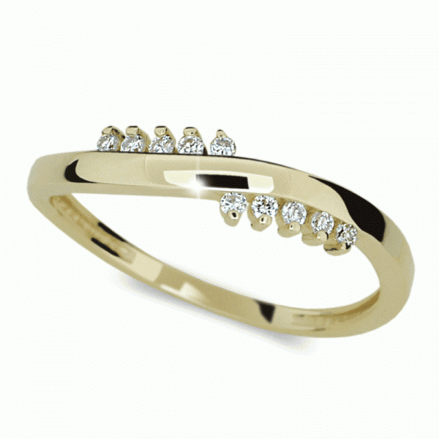 Prsten zlatý HRDF2064