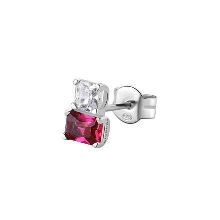 Single náušnice Brosway Fancy Passion Ruby FPR07- 1 Ks