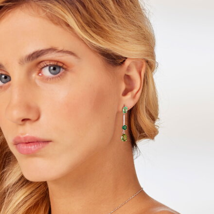 Náušnice Brosway Fancy Life Green FLG152