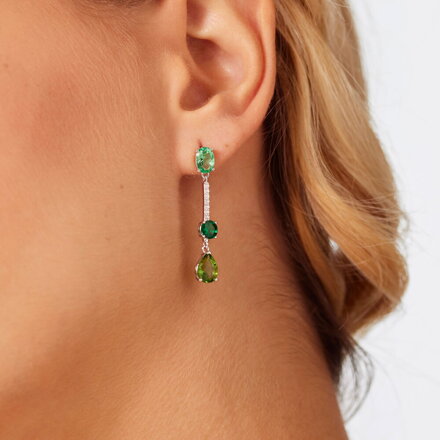 Náušnice Brosway Fancy Life Green FLG152