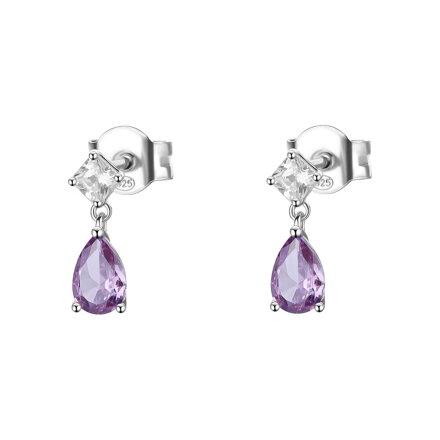 Náušnice Brosway Fancy Magic Purple FMP115